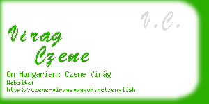 virag czene business card